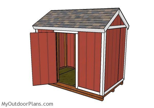 6x10 Shed Plans | MyOutdoorPlans | Free Woodworking Plans ...