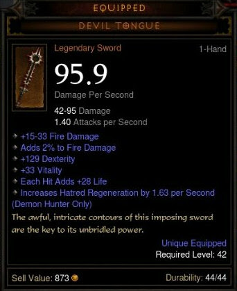 List Of Legendary Items In Diablo 3