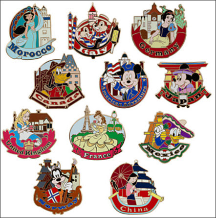 Wdwエプコットのピンバッジセットがusaディズニーストアで発売