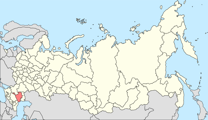 Archivo:Map of Russia - Republic of Kalmykia (2008-03).svg