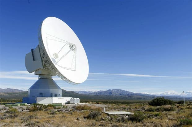 La antena de Mallargue, Mendoza, uno de los enlaces más modernos de la Agencia Espacial Europea con sus misiones espaciales