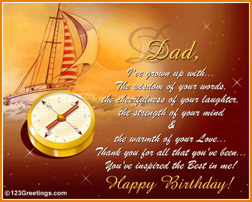Best Dad In The World! Free For Mom & Dad eCards, Greeting 
