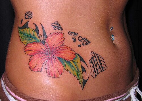 But the Hawaiian tattoo 