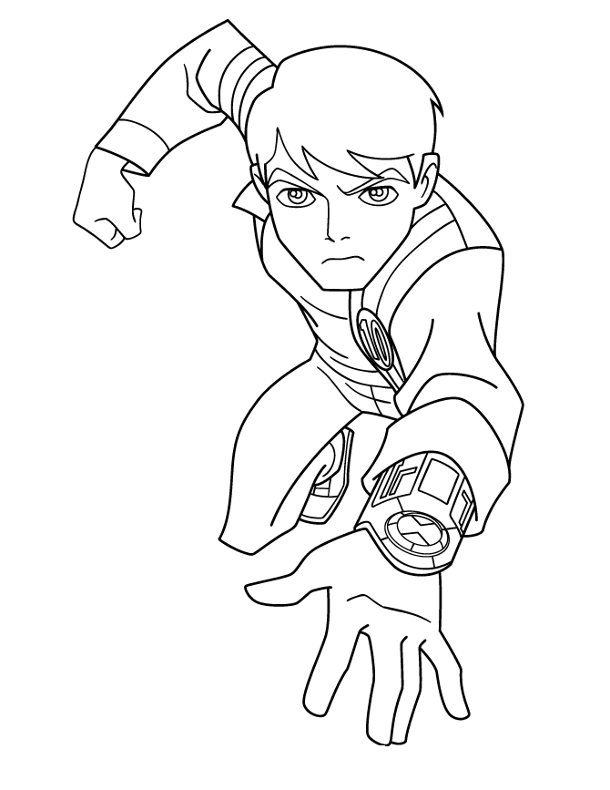 Download Ben 10 Ultimate Alien Coloring Pages to download and print for free
