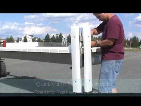 Universal Vertical Boat Bumpers from V-Dock - YouTube