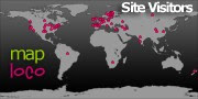 Locations of Site Visitors