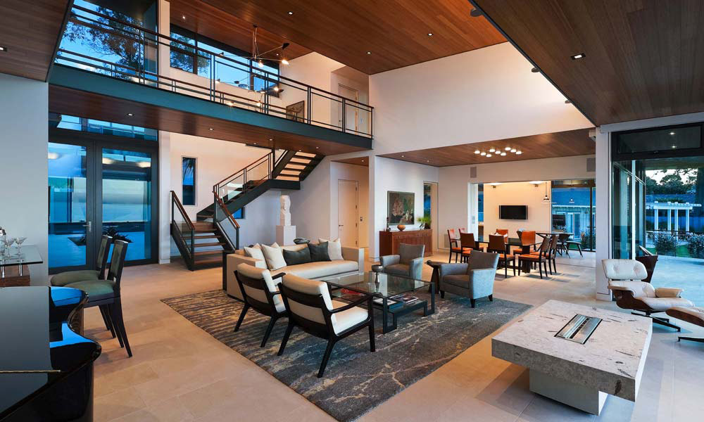  Modern  living room open  plan  house  Interior Design  Ideas 