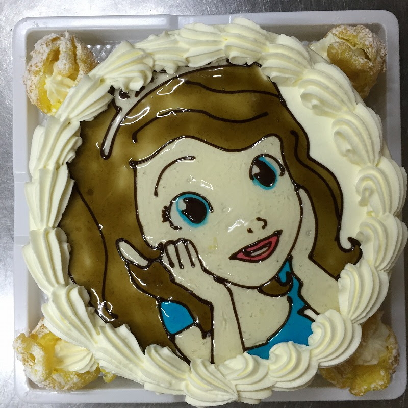 小さなプリンセスソフィア キャラクターケーキ O キャラクターケーキなら Dia ダイア 京都市右京区 ロールケーキ バースデー ケーキ