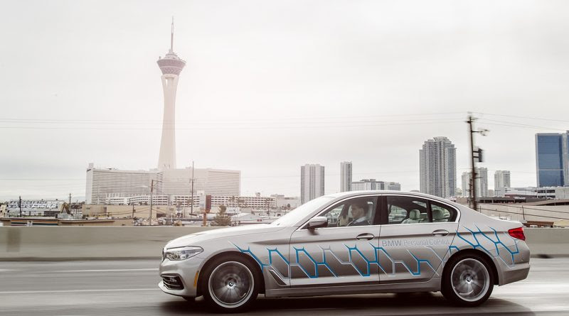 Self-Driving BMW 5-Series at 2017 CES