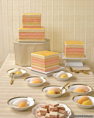 Martha Stewart tiered Hawaiian paradise cake