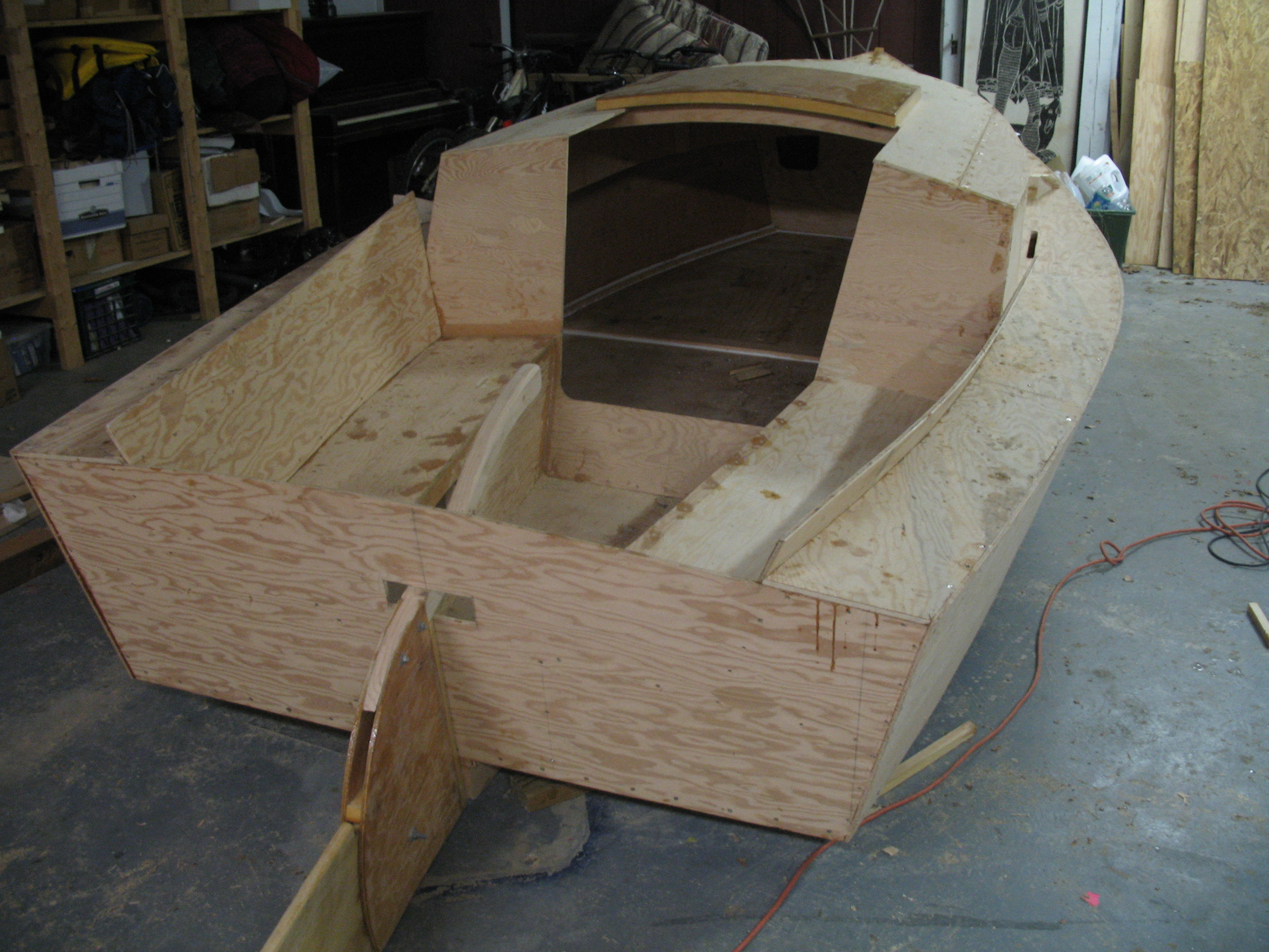 Detail Building a plywood cabin boat | dab