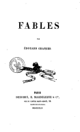 Fables / par Édouard Granger