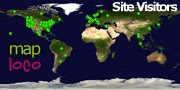 Locations of Site Visitors