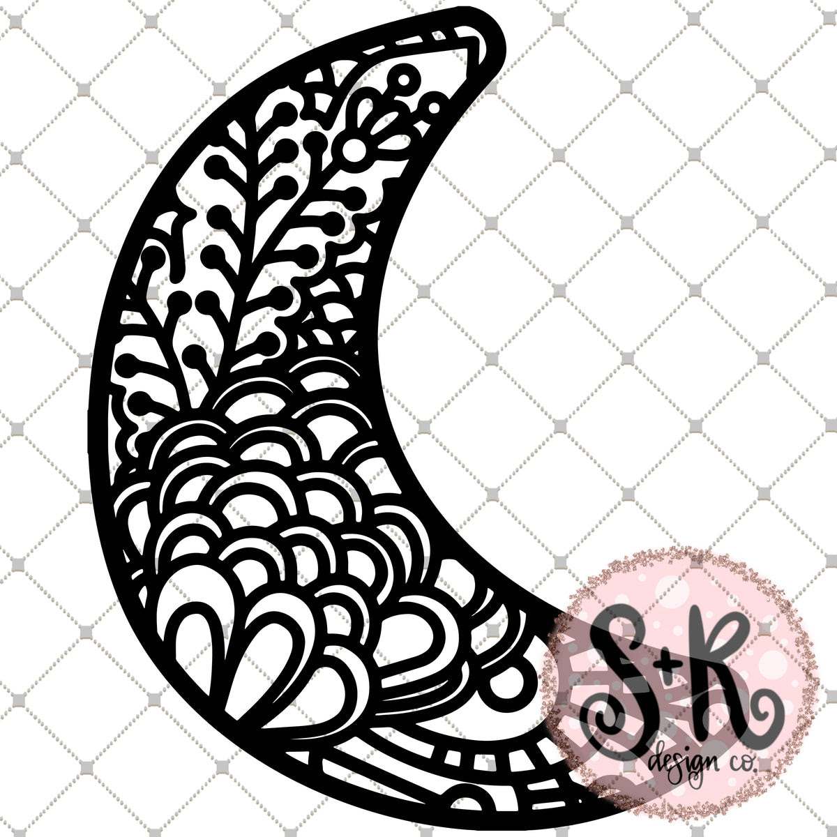 Download Hand Drawn Moon Mandala Overlay SVG DXF PNG (2019) - Scout ...