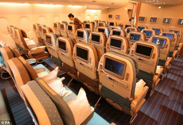 Beware of the bugs: Researchers say seat-back pockets and armrests are particular hotspots for germs. They team found E-Coli and MRSA bugs can survive for several days in aircraft cabins.