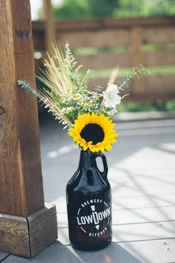 18 Cheerful Sunflower Wedding Centerpiece Ideas Page 2 
