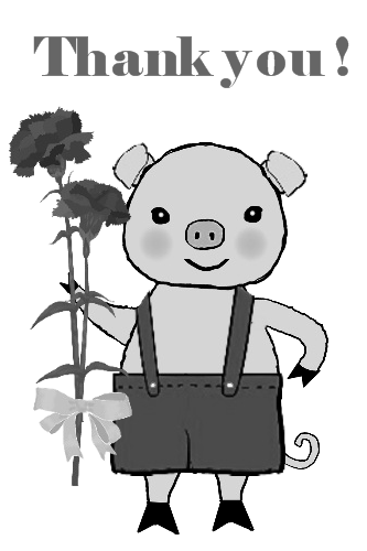 母の日 春のイラスト素材 無料テンプレート