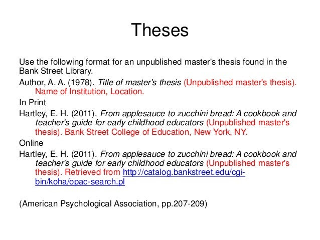 Thesis apa sample - drugerreport732.web.fc2.com