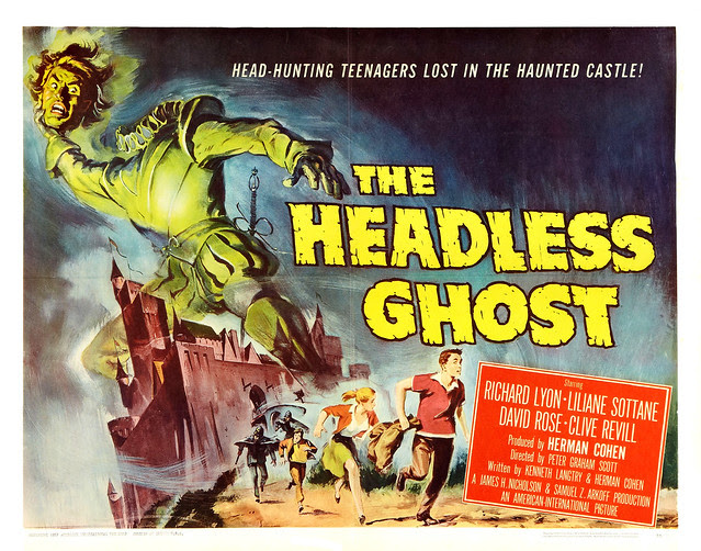 Reynold Brown - The Headless Ghost (American International, 1959) half sheet
