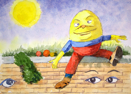 ハンプティ ダンプティ Humpty Dumpty マザーグース 壺 齋 閑 話