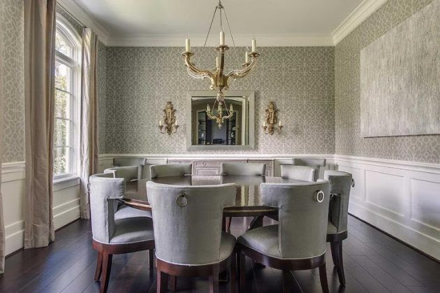 17 Fabulous Dining Room Designs With Modern Wallpaper