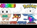 画像 sun and moon starter pokemon coloring pages 921247