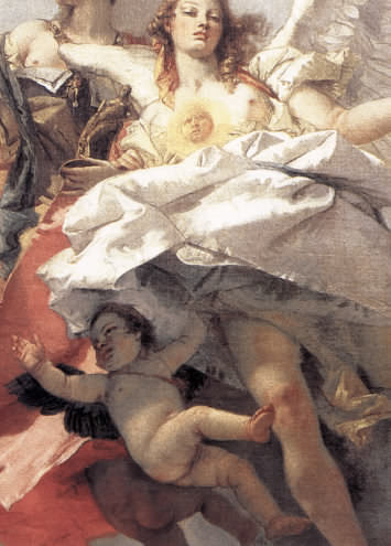 Nobility and Virtue Striking Down Ignorance by Giambattista Tiepolo