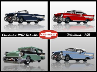 Chevrolet 1957 Bel Air & Nomad - Miniland (1:21)