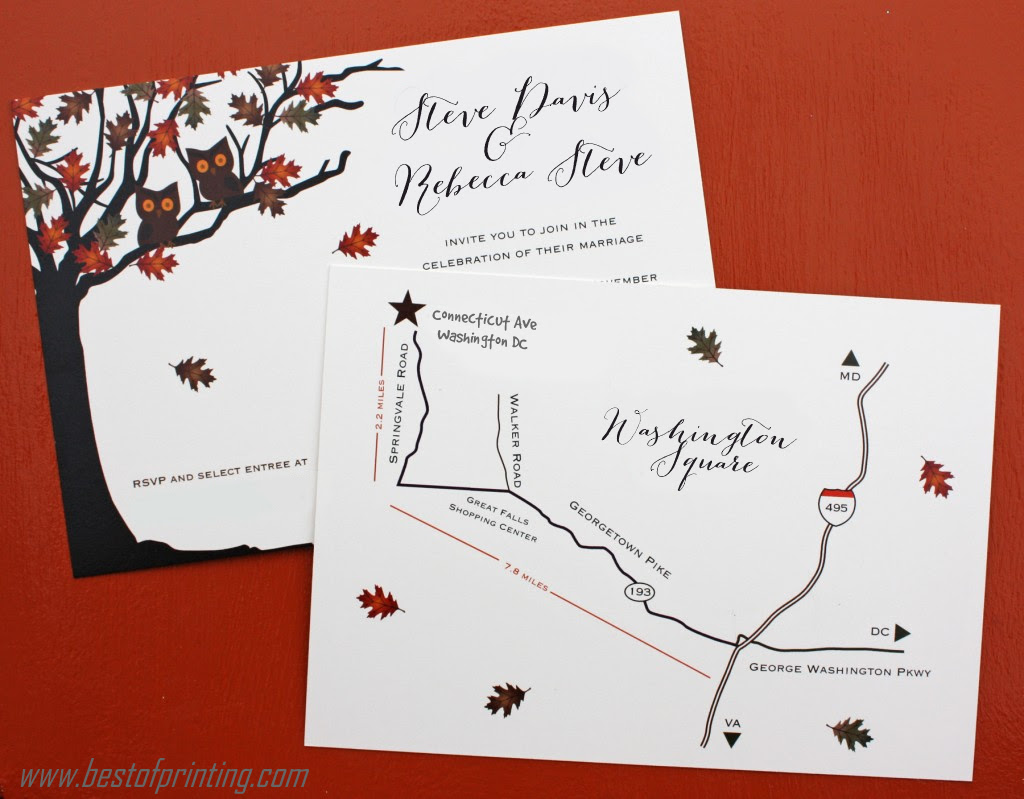 Wedding Invitation Card Insert Printing Singapore - Que Mashdez