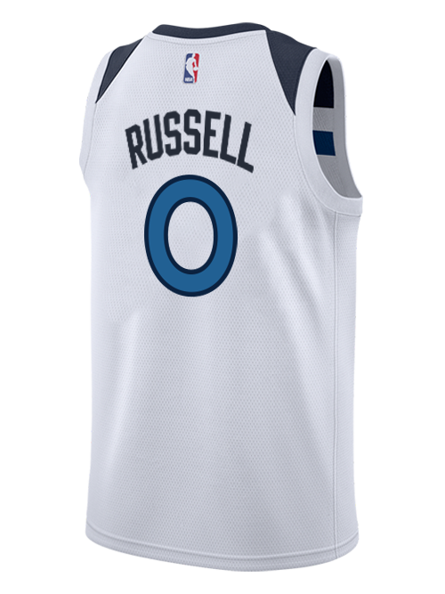 Minnesota Timberwolves D Angelo Russell Swingman Association Jersey Timberwolves Team Store