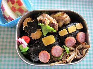 おべんとうにっき 蒸気機関車 キャラ弁
