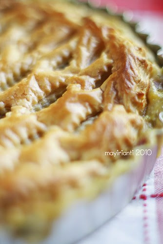 Beef & Corn Lattice Pastry