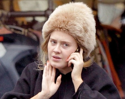 Adele without make up | itsjustshowbiz