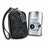 Canon Powershot SD990IS 14.7MP Digital Camera with 3.7x Optical Image Stabilized Zoom Coach Kit