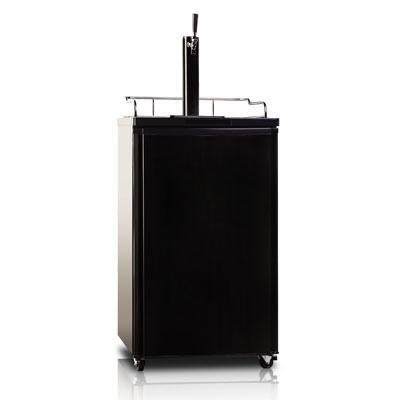 Midea HS-199B Compact Single Door Kegerator Beer/Beverage Refrigerator, 4.9 Cubic Feet, Black