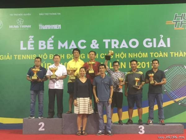 Cặp Nguyễn Quang Thông - Nguyễn Bảo Toàn (Báo Thanh Niên - Vinasun) đã vượt qua Nguyễn Đình Trung - Vương Quyền (Liên đoàn quần vợt TP.HCM - VOH) để giành giải nhất