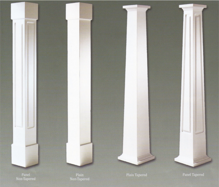 4 in. x 4 in. x 9 ft. Pressure-Treated Pine Chamfered Decorative ...