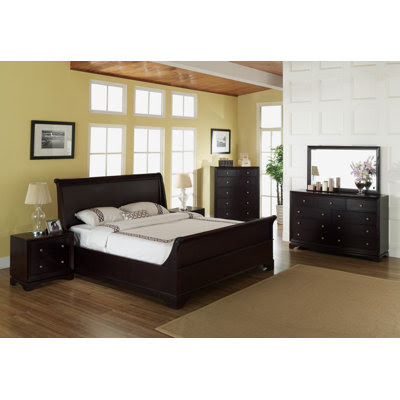 Lancaster 6 Piece Bedroom Set in Espresso Size: Cal-King