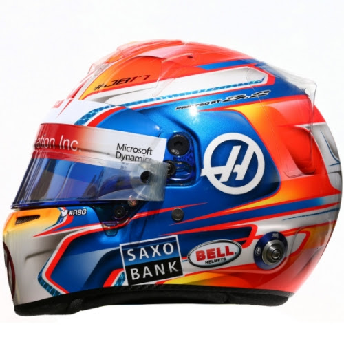 Ritorno al blu per Grosjean, mentre resiste l'arancione. Disegno molto moderno ma non facilmente memorizzabile