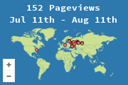 Locations of visitors to this page