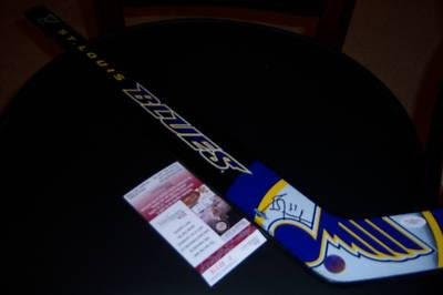 Grant Fuhr Autographed Stick - Jsa coa Mini - Autographed NHL Sticks