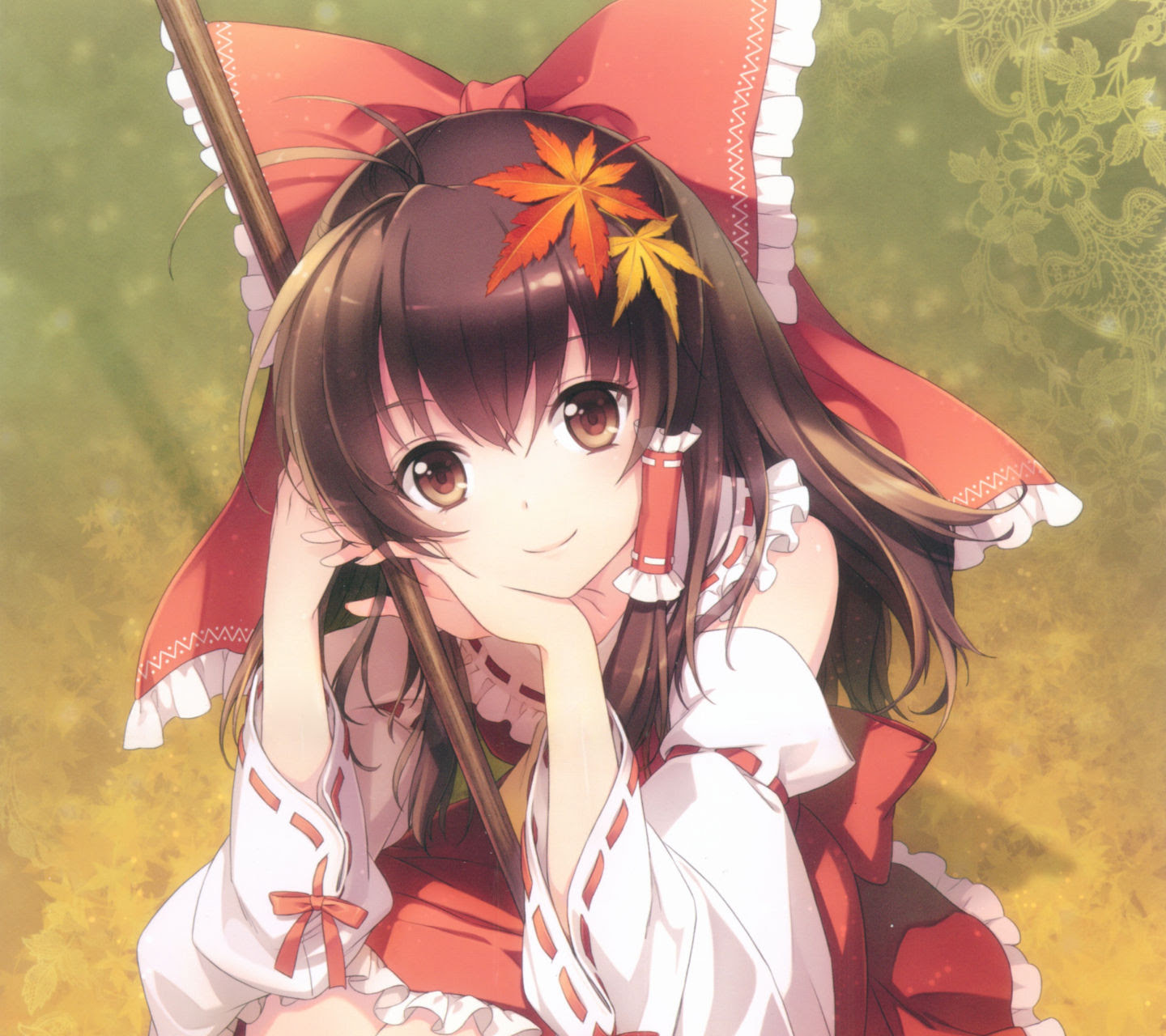 東方プロジェクト Android壁紙 画像 3 博麗霊夢 1440 1280 アニメ壁紙ネット Pc Android Iphone壁紙 画像