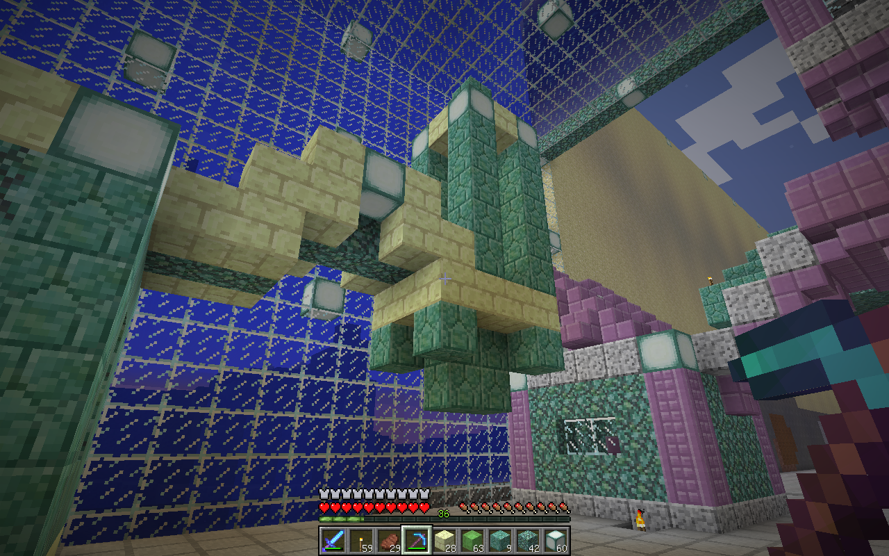 Minecraft 雄大に広がる海底都市を造る Part1 Hiro流ゲームライフ