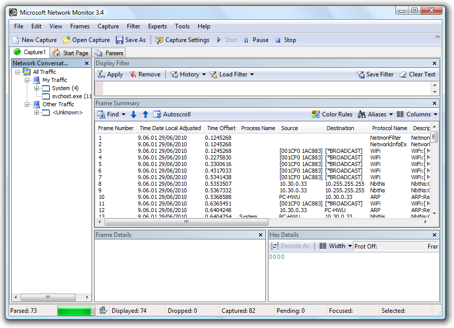 Microsoft Network Monitor | Download | Hardware Upgrade
