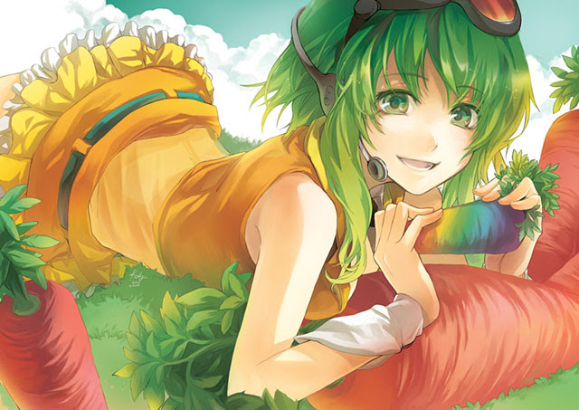 Gumi 笑顔のグミの可愛いイラスト壁紙 ボカロ画像