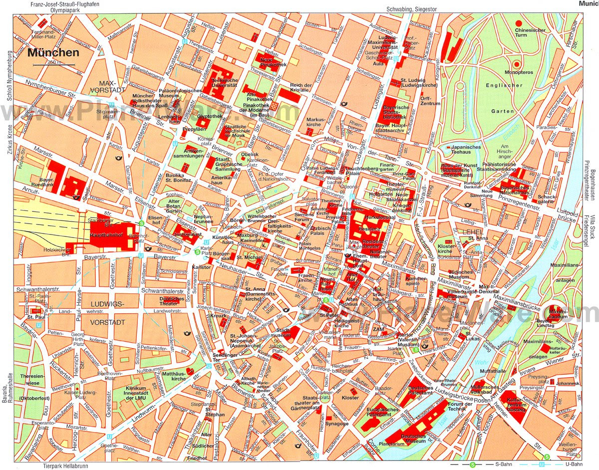 munich map face