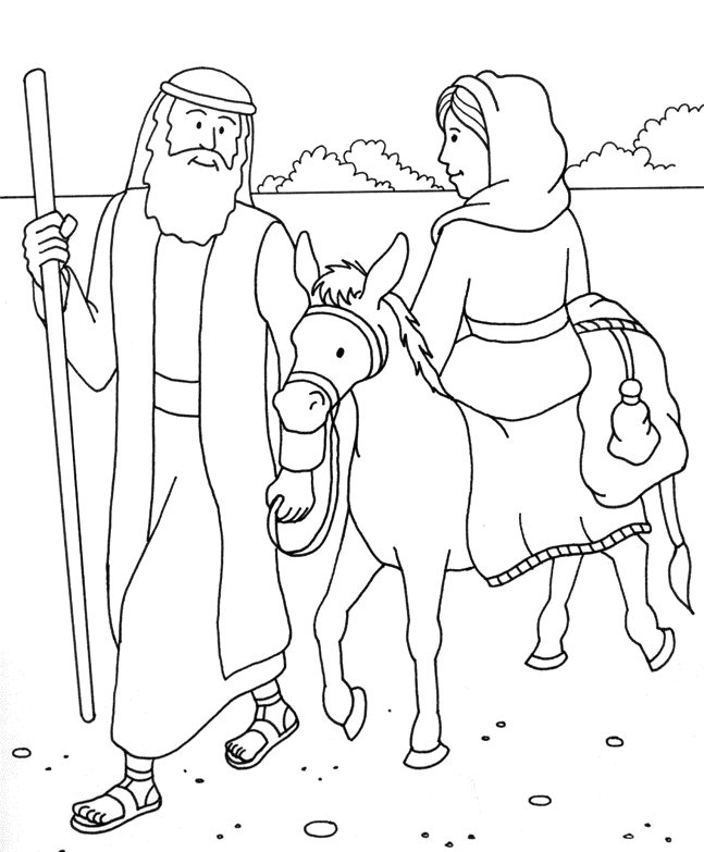 Free Abraham And Sarah Coloring Pages Printable Download Free