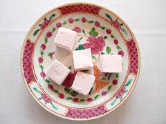guimauves à la rose