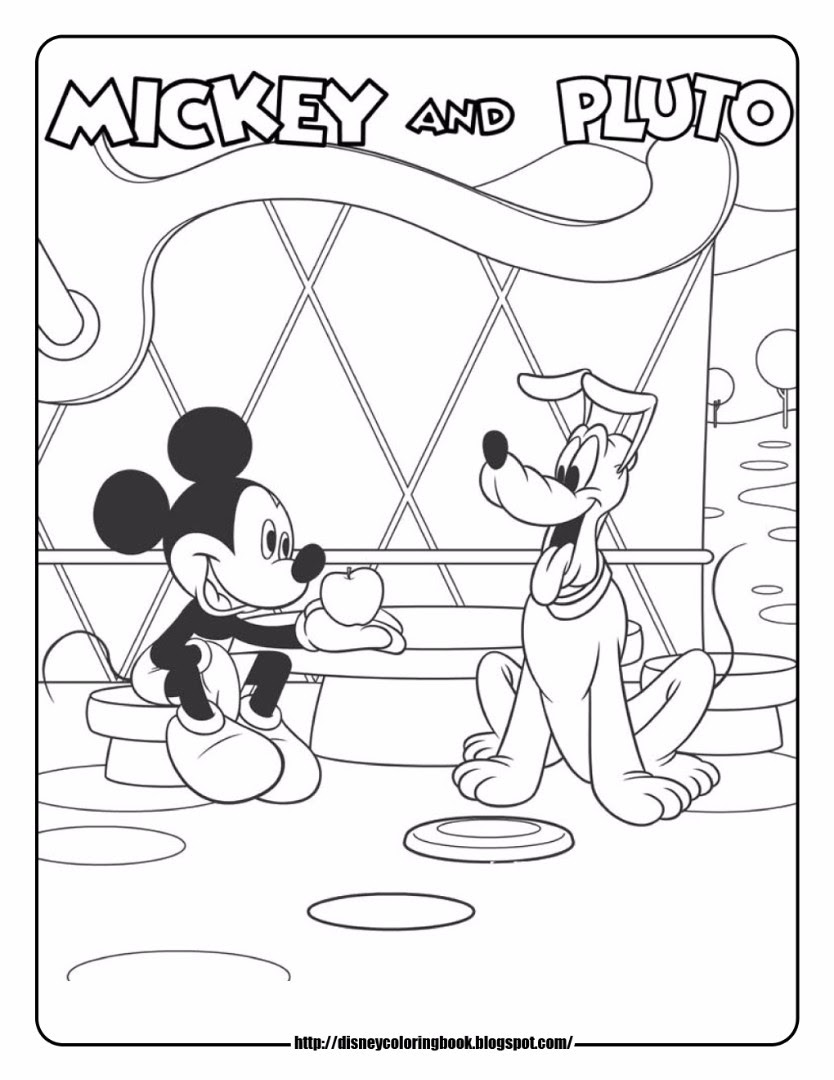 Mickey mouse clubhouse coloring pages