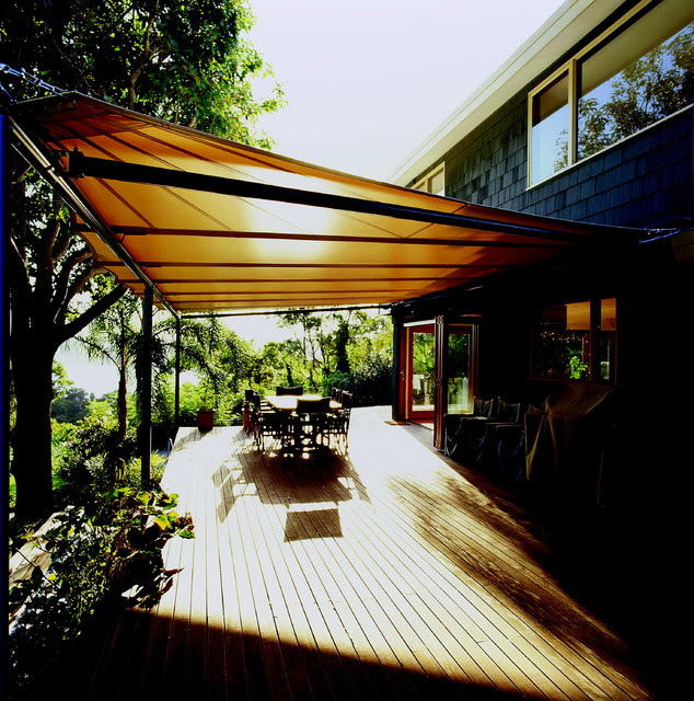 Batten Awnings contemporary deck